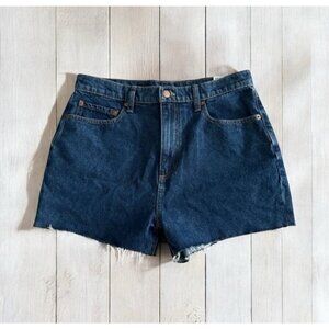 VS PINK High Waist Cutoff Jean Denim Shorts Size 30 NEW with tags